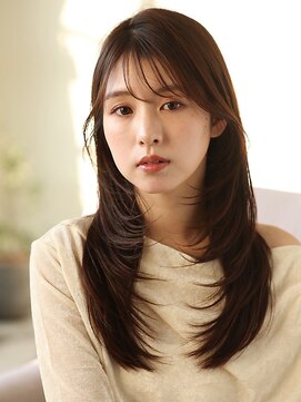 シェール(cher) 透明感ダークブラウン/ハッシュカット【cher西宮北口:MAYA】