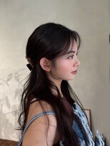 エヌ 大阪梅田店(enu)&nbsp;【大阪梅田】ダークブラウン×韓国風くびれ巻き