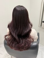 リゼル ユア 渋谷(RISEL YUA)&nbsp;ラベンダーピンクカラーのロングヘア