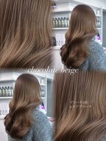 ペレ 渋谷(PELE) イメチェン/ピンクベージュ/アンブレラカラー/前髪/渋谷