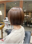 切りっぱなしボブ