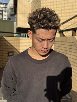 スウェル 押上店(Swell) MEN’S/リバースセンターパート/ニュアンスパーマ/錦糸町駅