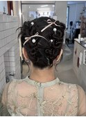 ボブ　ヘアアレンジ