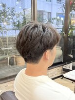 キャラ 池袋本店(CHARA)&nbsp;フェザーパーマで韓国風の髪型に*＊