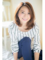 モッズ ヘア 福岡姪浜店(mod's hair)&nbsp;洗練されたきちんと感 <大人女子ミディ>b