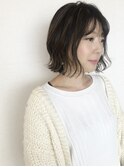 切りっぱなしボブ/ハイライト