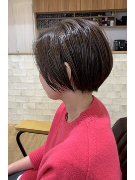 ソッリーソ ヘア(sorriso hair) 【sorriso hair桜山】耳かけショート☆オイルスタイリング