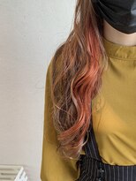 ヘアデザイン トリップ(HAIR DESIGN TRIP)&nbsp;イアリングカラー☆オレンジ☆