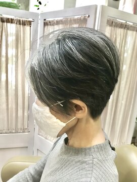 ヘアー カフェ コトノハ(hair cafe kotonoha) 【コトノハ】ミセススタイル360度美シルエット刈り上げショート