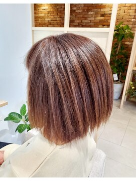 チェルシーヘアーデザイン(Chelsea hair design) 明るい白髪染め|ボブ|ショート|縮毛矯正|刈谷|みよし|豊明