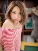 くせ毛風ニュアンス小顔前下がり大人ボブc5戸田公園20代30代40代