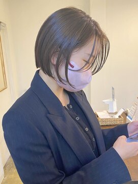 グリードヘアー セルフィッシュ(GREED hair SELFISH) 軽い前髪とライン感のあるボブ