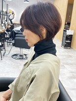 アロ 大阪梅田(alo)&nbsp;【松本 聖】大人かわいい30代40代50代丸みショートボブ