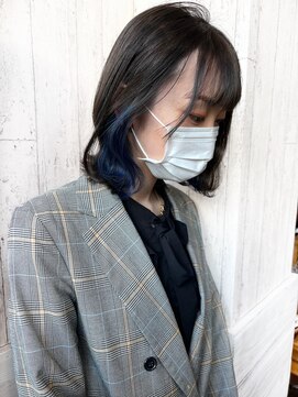 アクトゥス(AEQUITAS) イヤリングカラー×ネイビーブルー