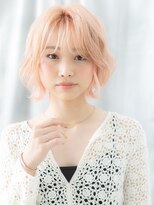 ドクターズ サロン ラブ(Dr's Salon LAB)&nbsp;外国人風ハイライトベビーピンクくびれミディg古河10代20代