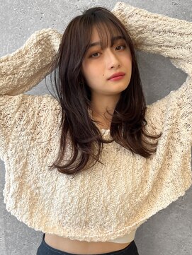 アース 三軒茶屋店(HAIR&MAKE EARTH) 三軒茶屋_レディース_ロング_コテ巻き_パーマ_ブラウン_大人_