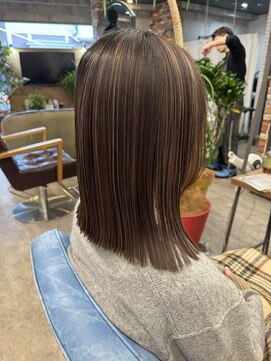 ルーナヘアー(LUNA hair) 白髪ぼかしハイライト20代30代40代50代60代ボブ髪質改善カット
