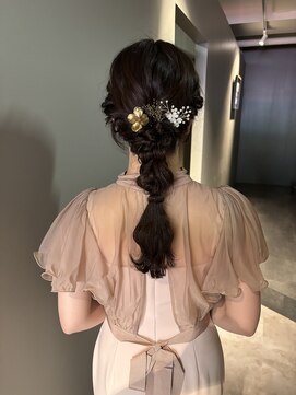 ポノ(po_no) 編みおろしヘアセット