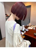 ミニボブ/ヘイリーボブ／カシスカラー／ボブ