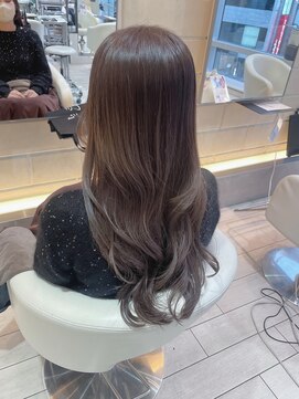 エアー 銀座(air) ★岡田有加★20代30代★銀座★透明感グレージュ/ブリーチなし