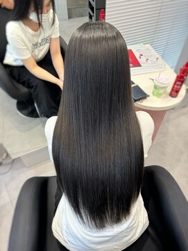 ジエクト カナウ(The Ect canow) 艶髪ストレート黒髪ストレート髪質改善ロングヘアロングレイヤー