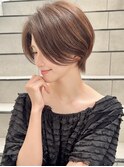 川村利幸/大人美人ショート×グレージュ