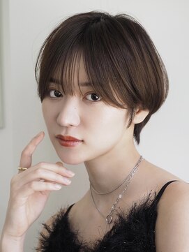 ローネス ギンザ(LONESS ginza) シースルーショート/ショートヘア/暗めカラー/ショコラベージュ