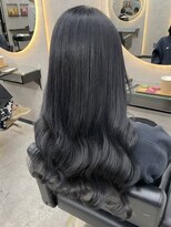 ルノン フィージュ(LUNON fieju)&nbsp;ブルーブラック/ブリーチカラー/ダブルカラー