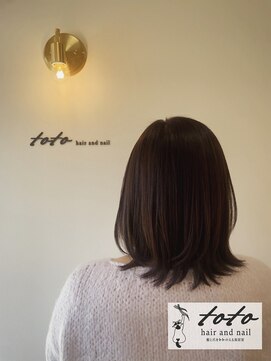トトヘアーアンドネイル(toto hair and nail) 人気NO.1【髪質改善カラーコース】カット・メテオカラー・TR