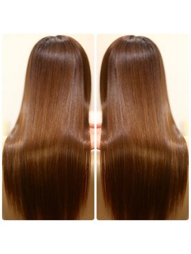 プリンシペ(PRINCIPE) 縮毛矯正ダメージレスカラー超音波トリートメント(縮毛矯正ver)