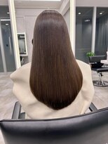 アール ヘアー デザイン(r hair design)&nbsp;サラツヤロングベージュカラーブリーチしない透明感カラー