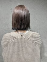 ガルボ ヘアー(garbo hair) ハイトーン 10代 20代 30代 ブリーチ 裾カラー グレージュ