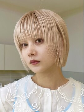 スタニング 渋谷(STUNNING.) レイヤー/ボブ/ケアブリーチ/ダブルカラー/ハイトーン【修】