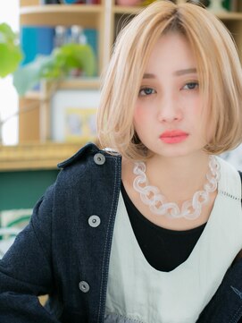 カバーヘア ブリス 戸田公園西口店(COVER HAIR bliss) 外国人風フレンチワンレンボブカットc6戸田公園10代20代30代