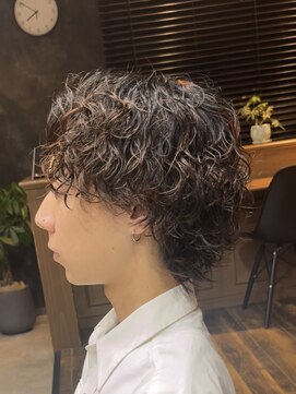 フレイム(FLAME) 波巻きパーマツイストスパイラルパーマメンズ東区新潟駅