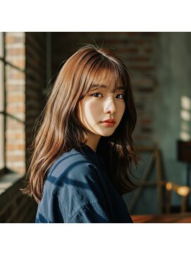 ライクバイコトナ 越谷(RIKE by kotona) ハイレイヤー×ウルフ☆モーヴピンク/スパイシーセミロング