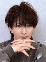 ジーナ 天神(Zina)&nbsp;中性ウルフ/ツイストスパイラルパーマ【メンズサロンZina天神】