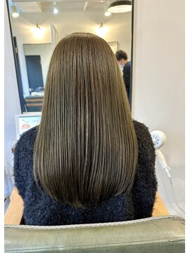 イマ(ima) 透け感オリーブグレー