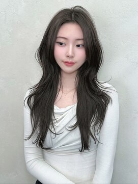 セブンルックス(7LOOKS) 【髪質改善】シルバーグレーベージュ×ロングレイヤーヘア