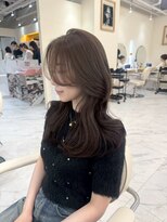 シェノン サントル(CHAINON CENTRE) イメチェン/ピンクベージュ/アンブレラカラー/前髪/梅田