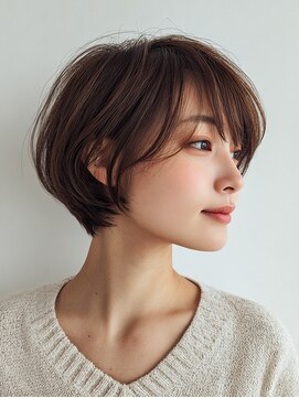 ロディーナコク 大口 新子安(rodina.coc) ピンクベージュ/アンブレラカラー/クールショート/前髪/大口子安