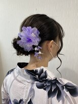 ヘアーガーデンミルクティー 新潟大学前店(Hair garden Milk tea)&nbsp;おだんごまとめ髪×浴衣着付け