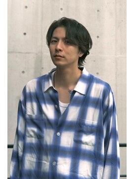 ブークル(boucle) ミディアムウルフ 大人ロン毛 大人長め髪型