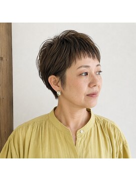 スープレックス ヘアーデザイン(SOUPREX HAIR DESIGN) ミセスベリーショート 20代 30代 40代 50代 60代 レイヤー