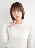 【小顔効果◎】首元すっきり大人のひし形くびれレイヤーボブ