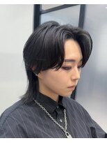 ウーズ ハラジュク(Ooze.HARAJUKU)&nbsp;ハッシュカットグレージュデザインカラーツートーンカラー原宿