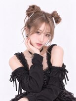 キャロル(CAROL)&nbsp;韓国風ツインお団子ヘアアレンジ