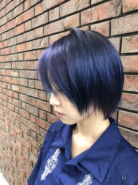ピエスデシュブー(piece des cheveux) ダークルーツカラー