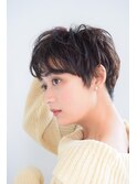 黒髪/クラゲヘアー/オリーブグレー/小顔/ココアベージュ