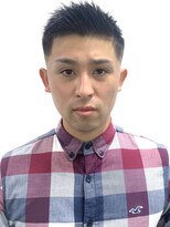 メリケンバーバーショップ コウベ(MERICAN BARBERSHOP KOBE)&nbsp;ショートレイヤーかき上げソフトツーブロックビジネス